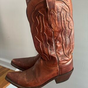 Lucchese Brown Heeled Boots